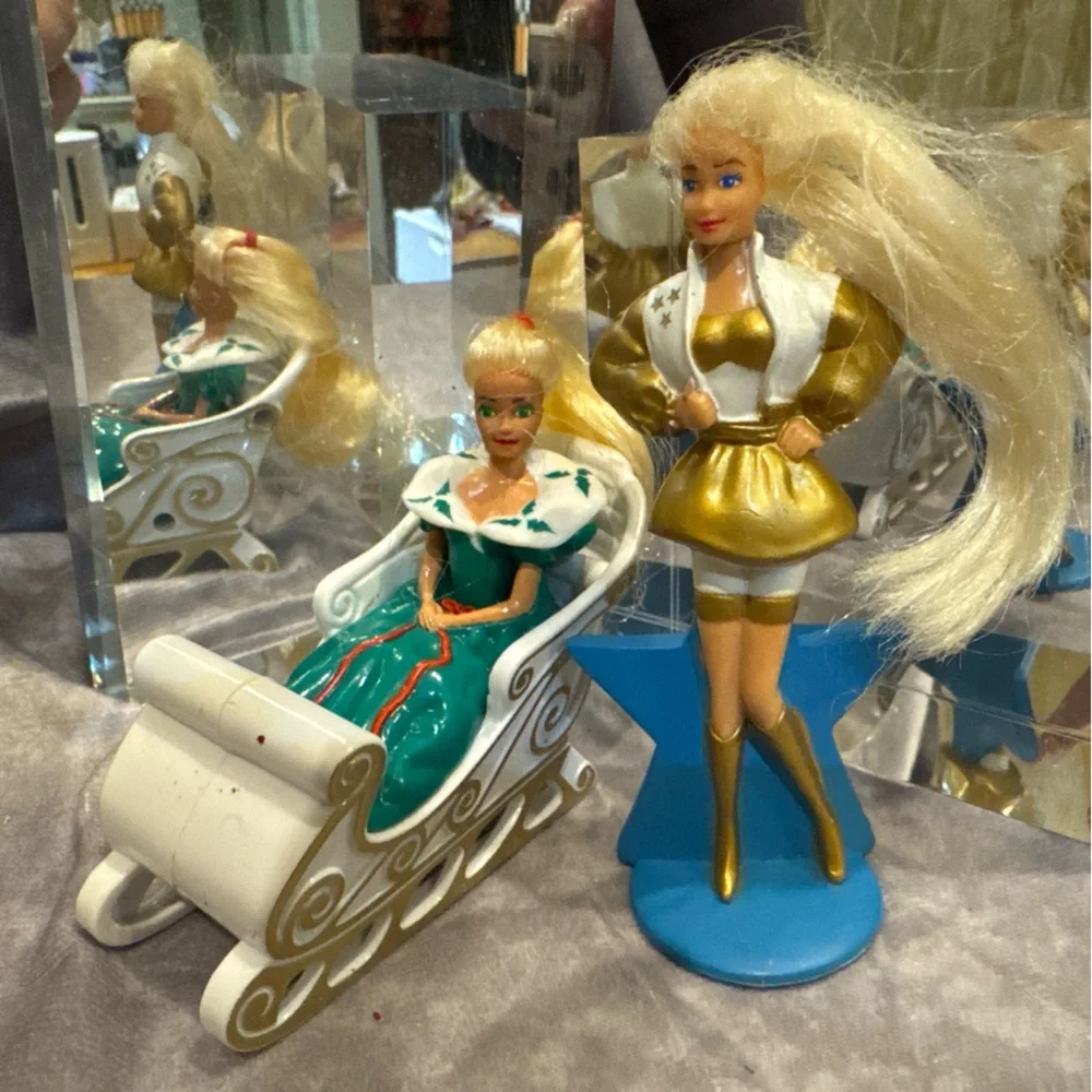 Barbie Christmas‎ sleigh & Star Vintage McDonald’s